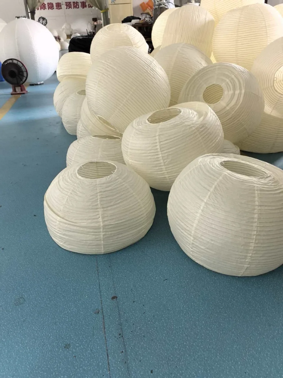Real Lantern Production Workshop — Factory & Production Area production process
