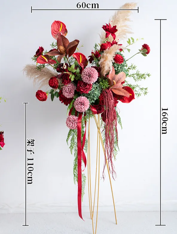 Retail floral decor — 商業模擬花 — 目前應用或細節參考圖，後續可替換為真實案例照片