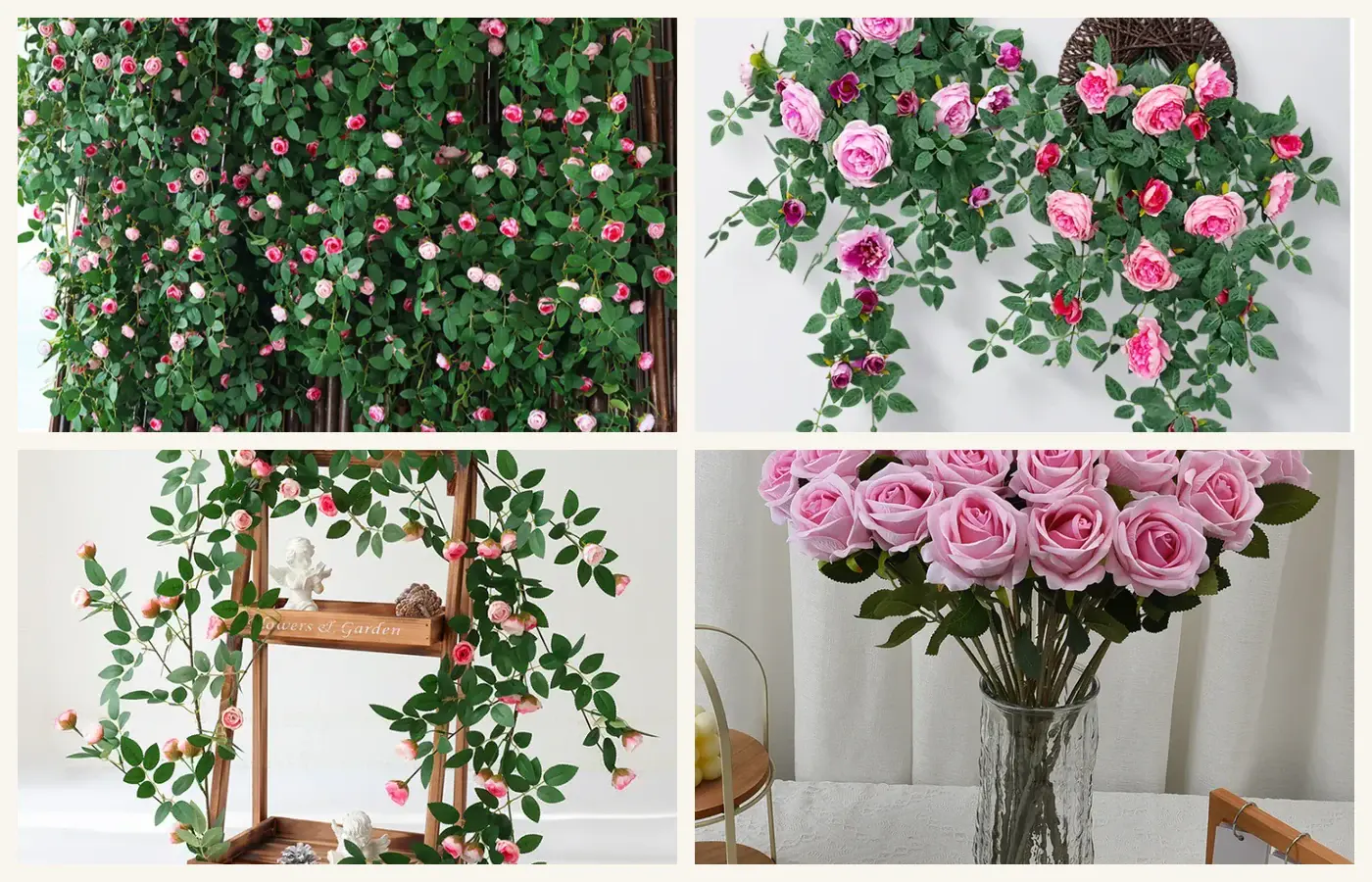 婚禮與活動花藝 — 適合婚禮背景、簽到臺、拱門、宴會桌花和活動現場。 婚禮, 活動 - 應用場景