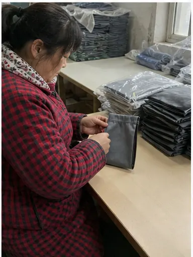 問題核對 — 束口袋 生產工序