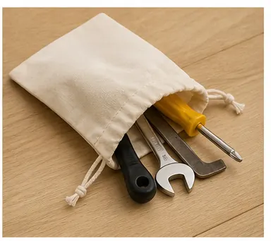 Cotton tools bag — 電子裝置束口袋 — 目前應用或細節參考圖，後續可替換為真實案例照片