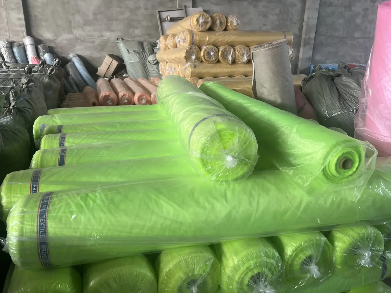 Organza fabric material detail